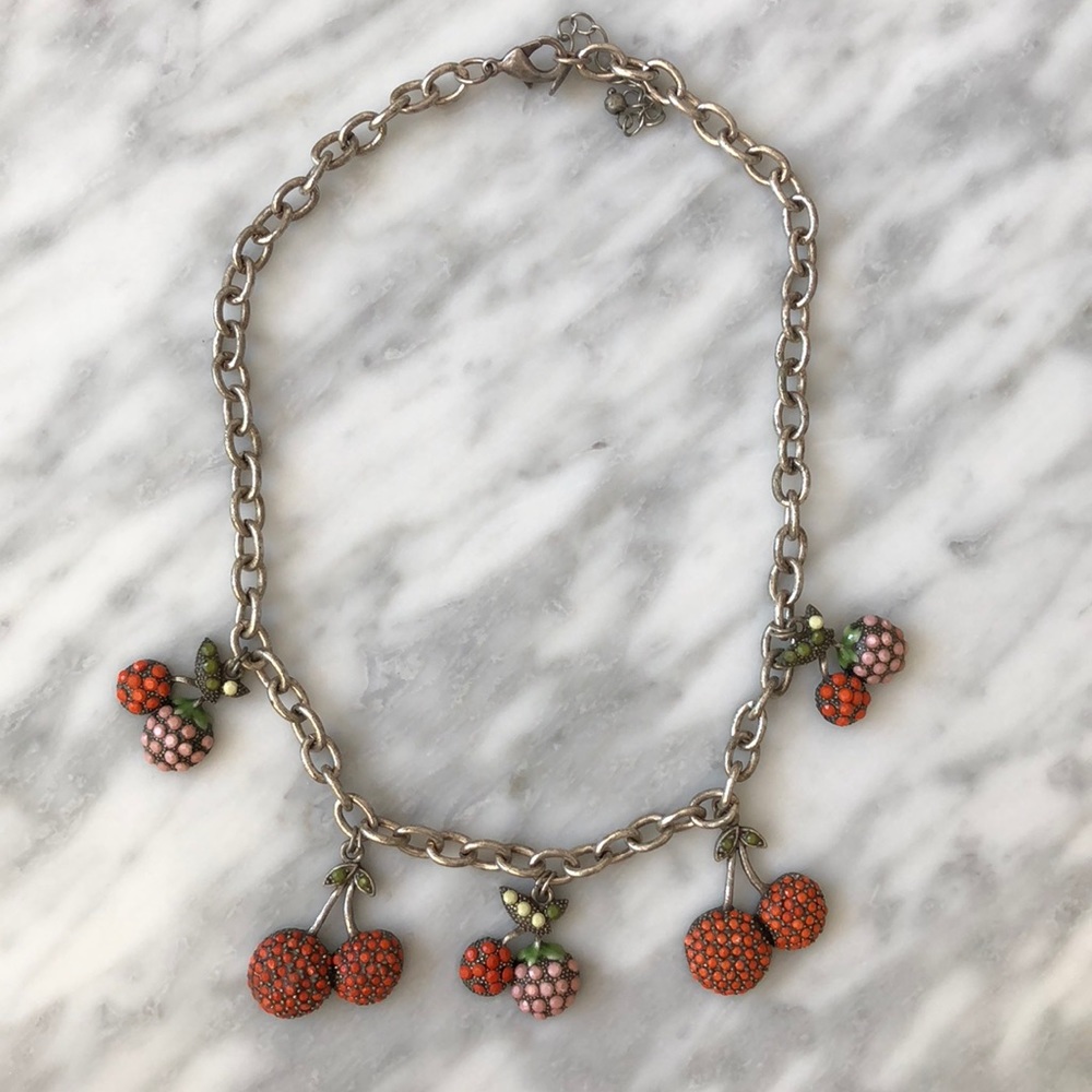 Fruity charm necklace